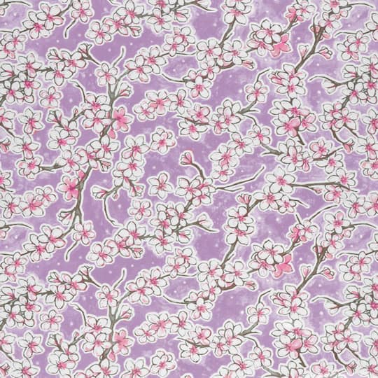 Cherry Blossoms Oilcloth